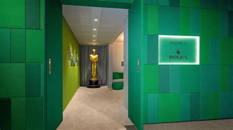 rolex green room oscars.